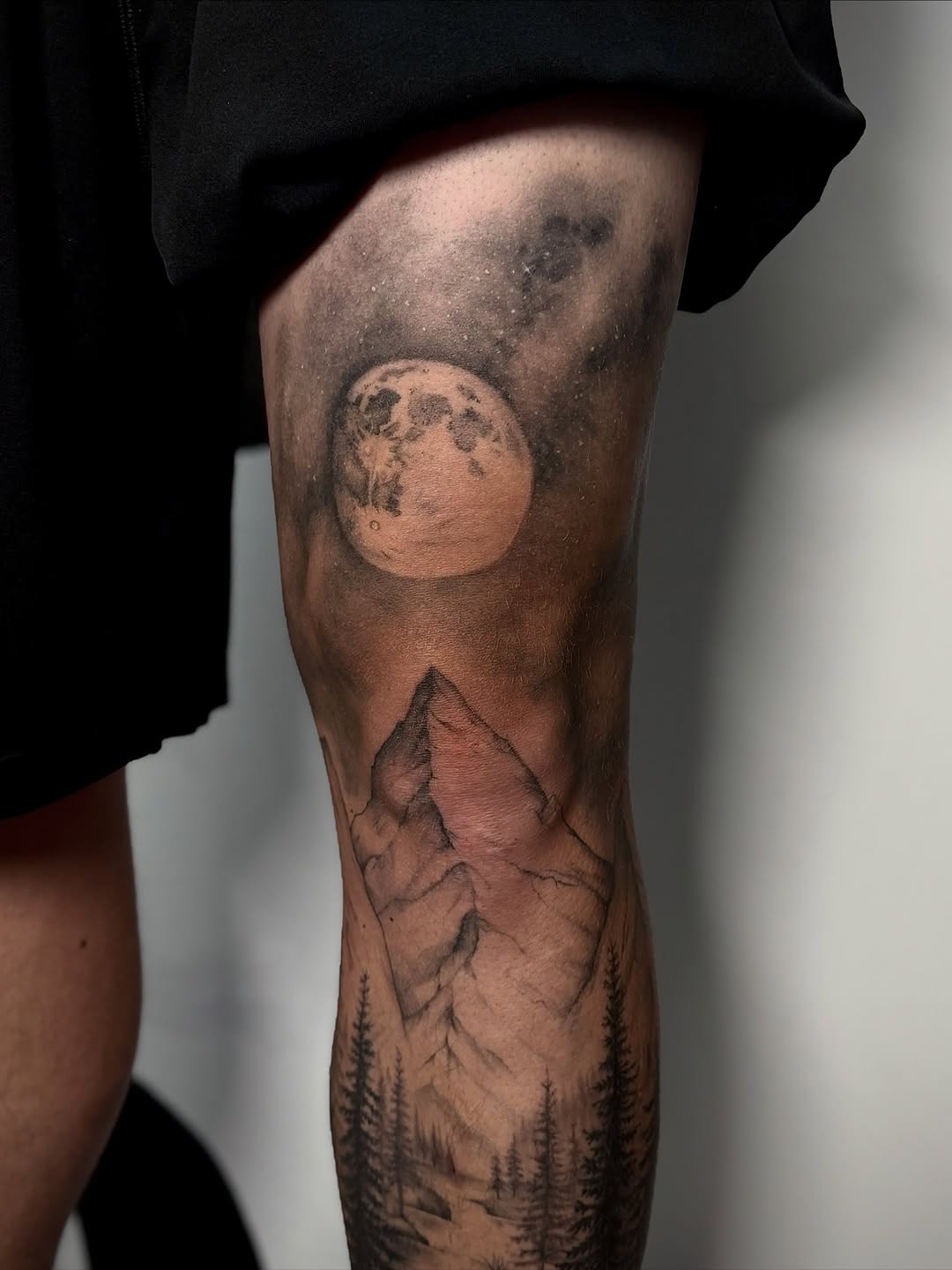 Tattoo by @tinkedtattoo — black_and_grey, realism