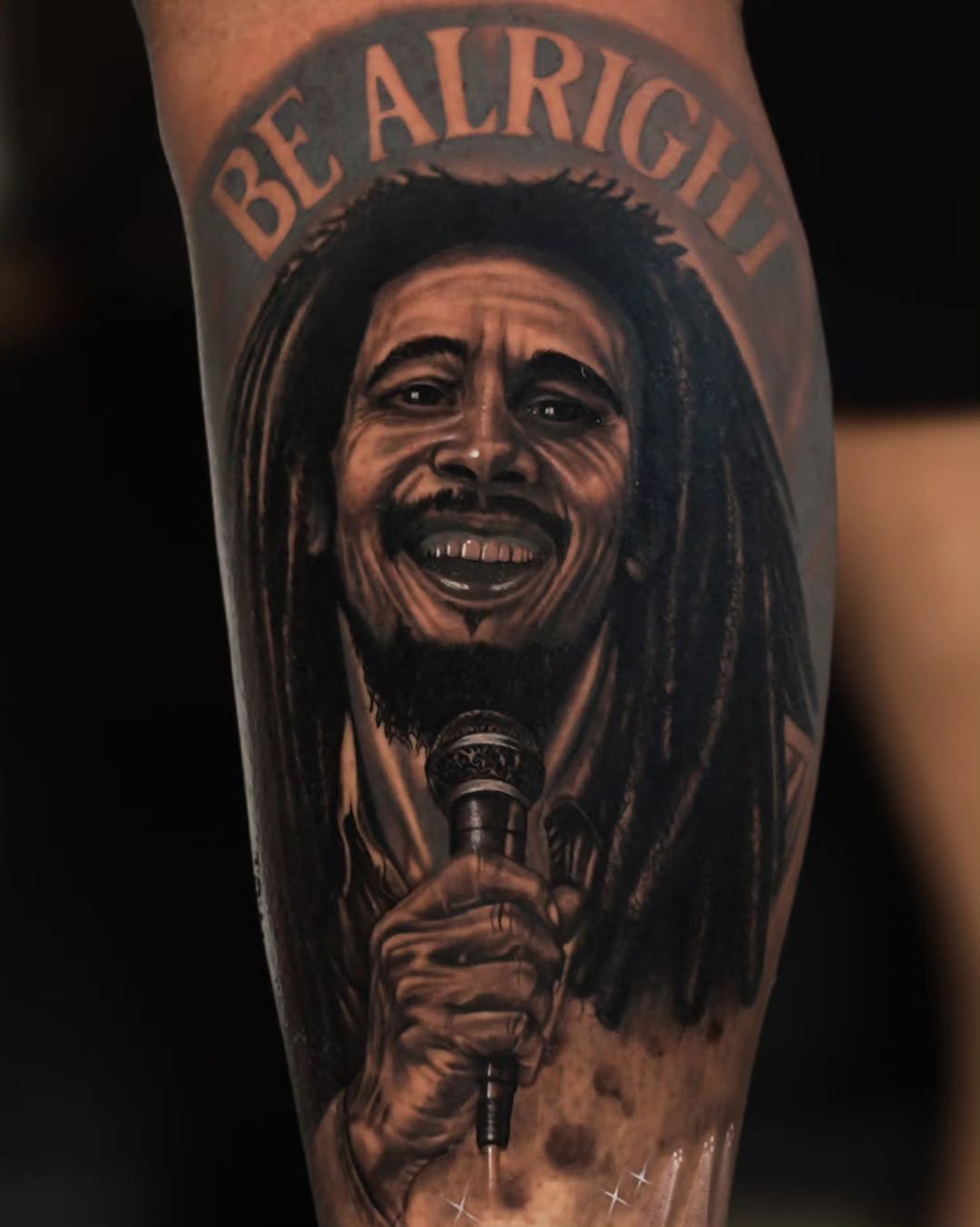Tattoo by @baxttertattoo β realism, black_and_grey