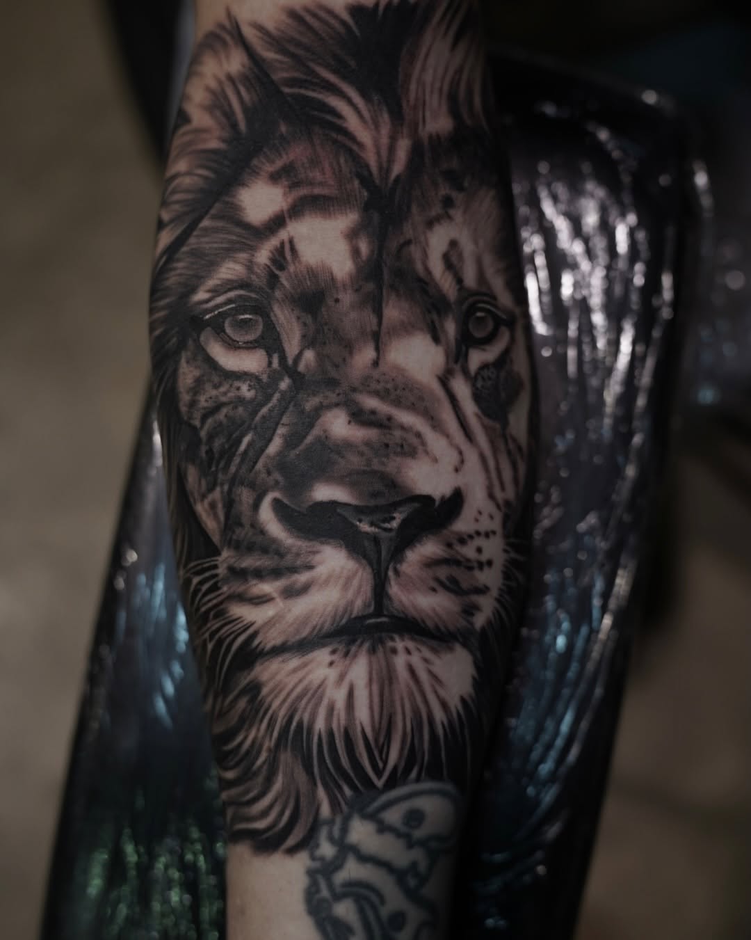 Tattoo by @travtatts โ realism, black_and_grey