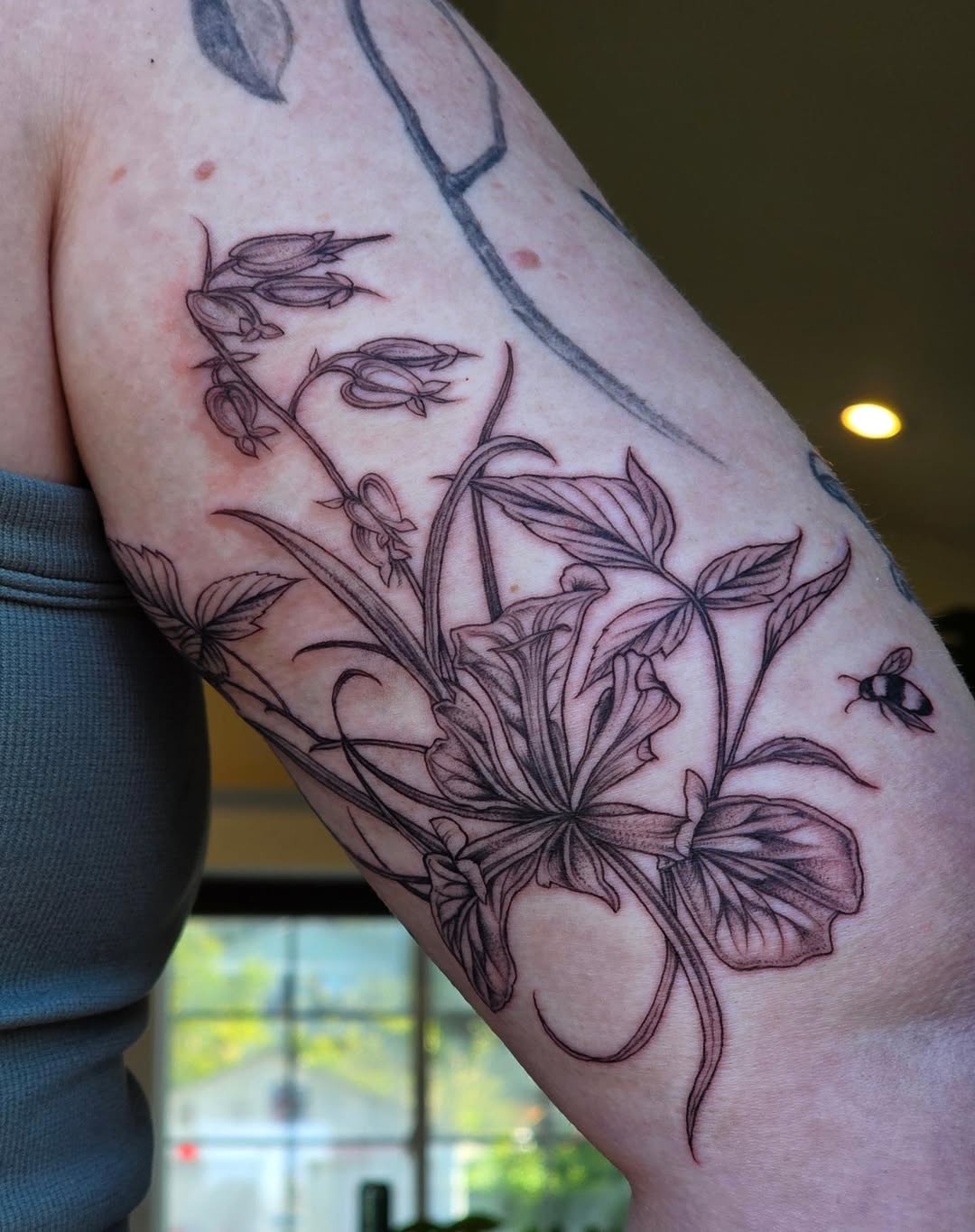 Tattoo by @cc_tattoos — fine_line, black_and_grey