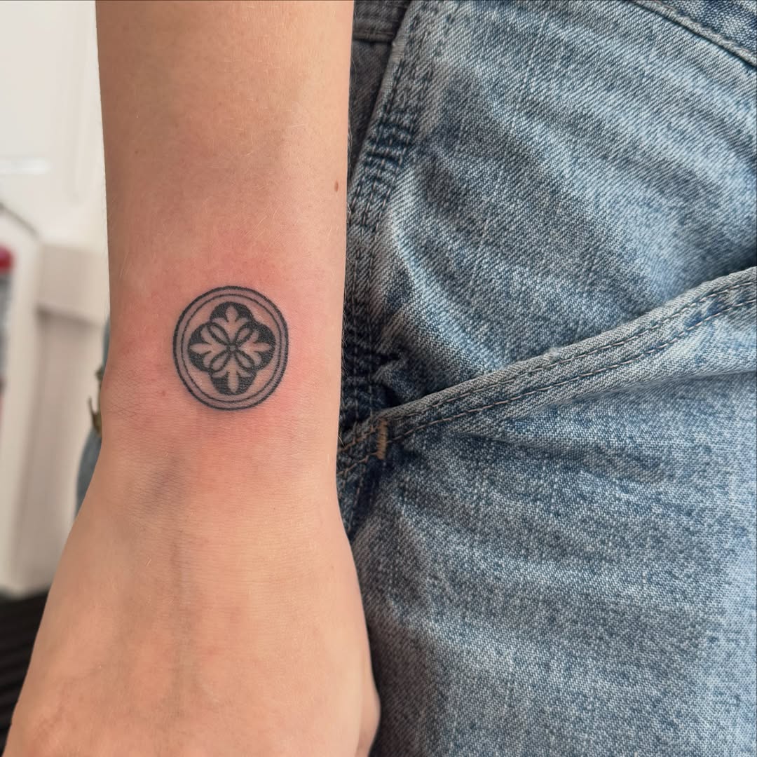 Tattoo by @microwave.00 — geometric, ornamental