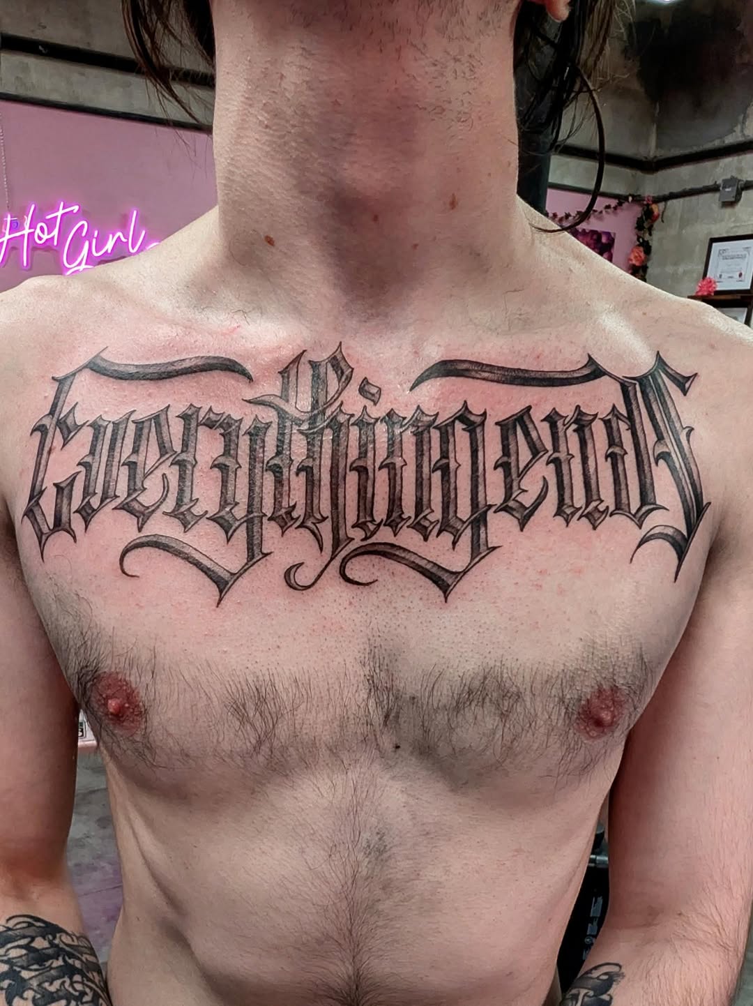 Tattoo by @jqln.ink — lettering_script