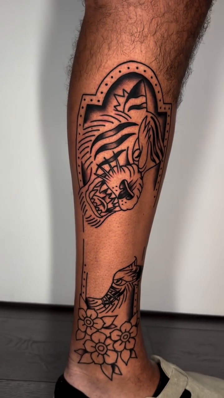 Tattoo by @nancytatt — american_traditional, black_and_grey