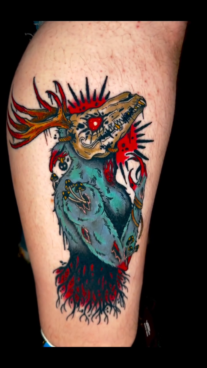 Tattoo by @trentonhtattoos โ neo_traditional, dark_realism