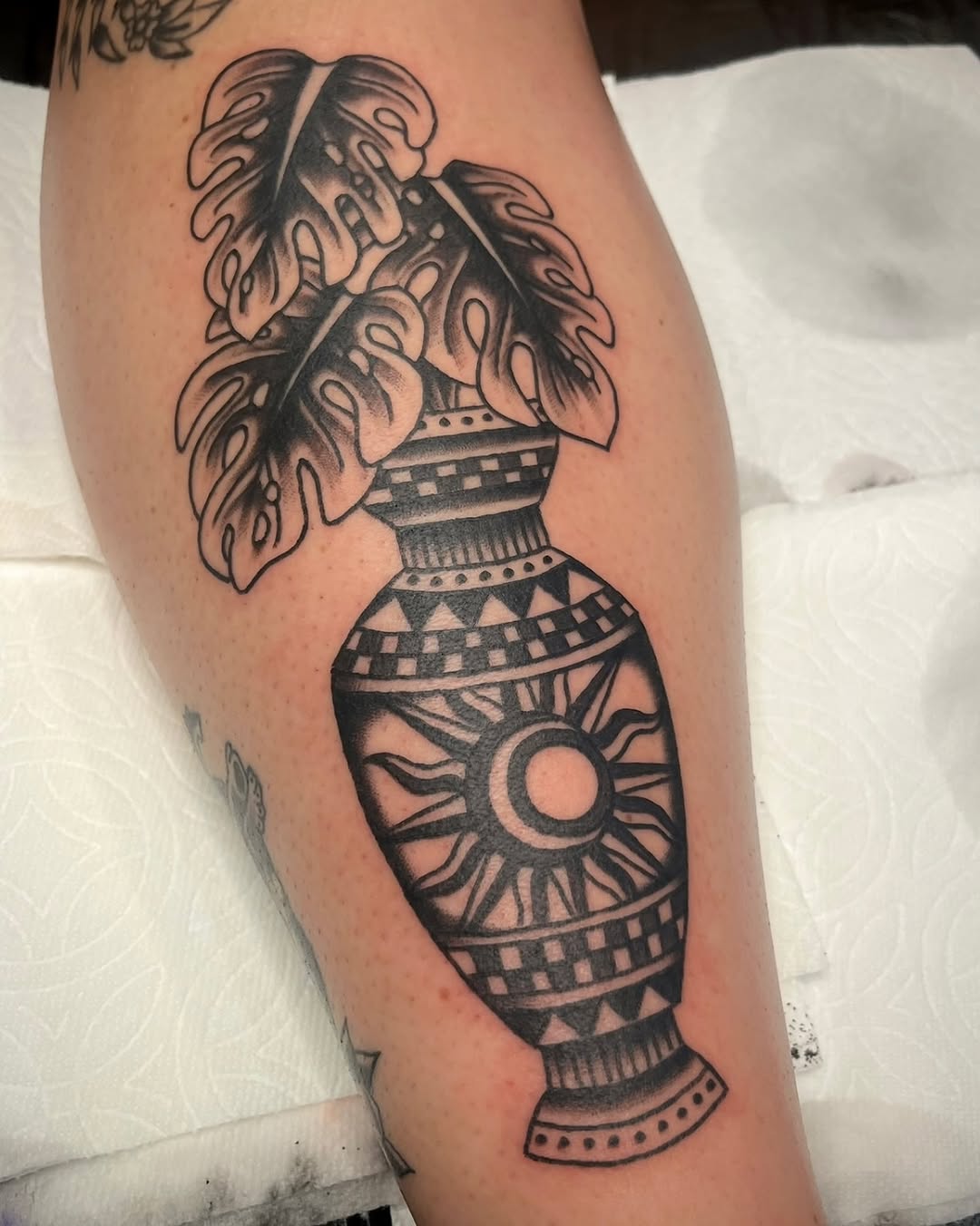 Tattoo by @tifftats — black_and_grey