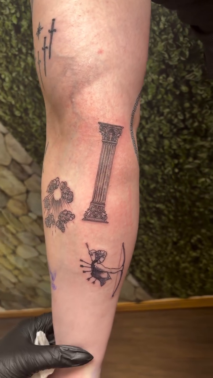 Tattoo by @inkbymichiii — black_and_grey