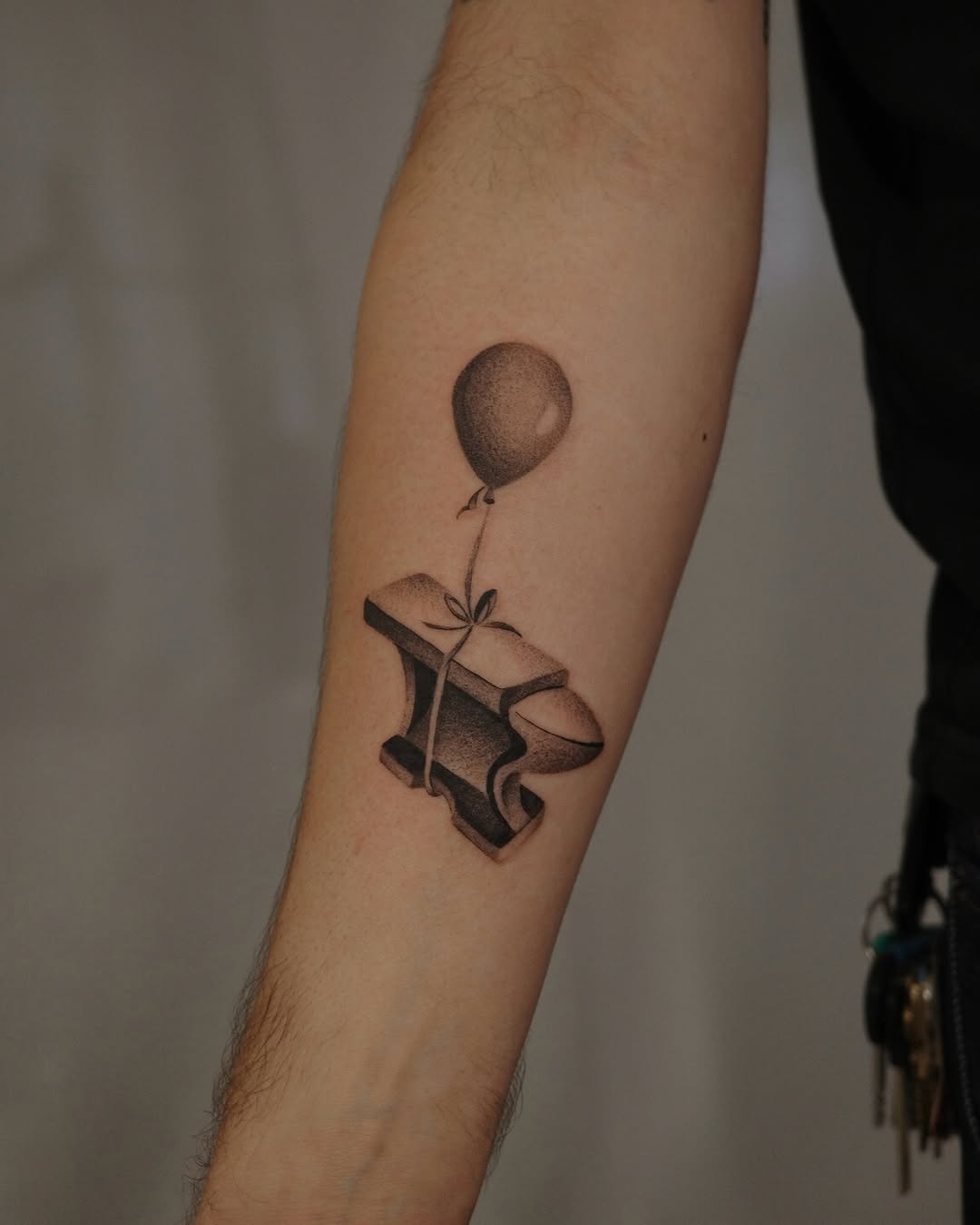 Tattoo by @ginseng.ink — black_and_grey, illustrative