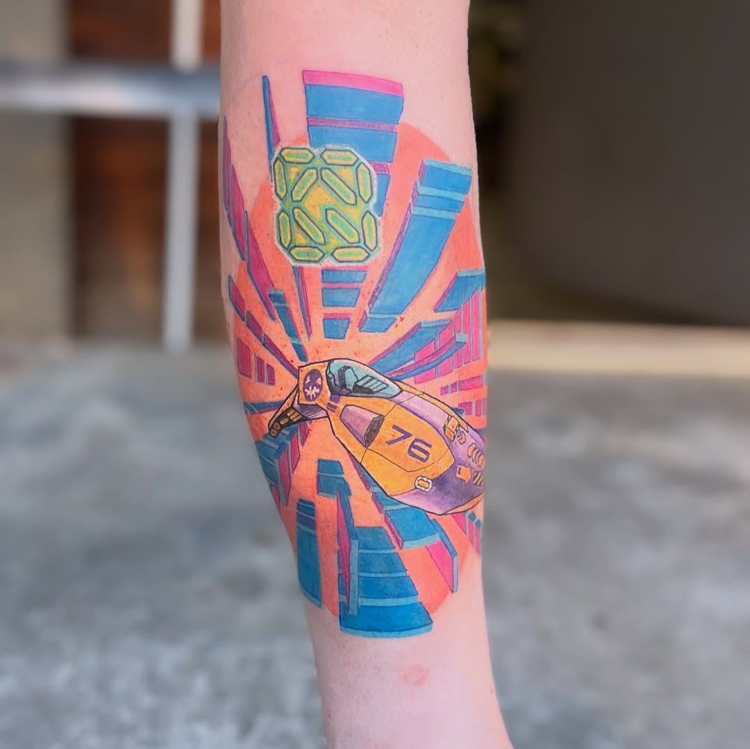 Tattoo by @alextattoosnc — illustrative, new_school