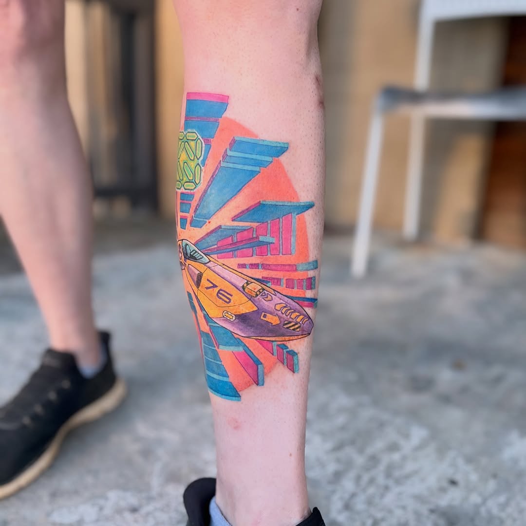 Tattoo by @alextattoosnc — illustrative, new_school