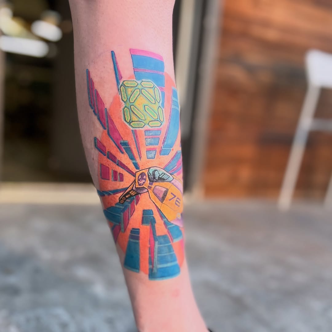Tattoo by @alextattoosnc — illustrative, new_school