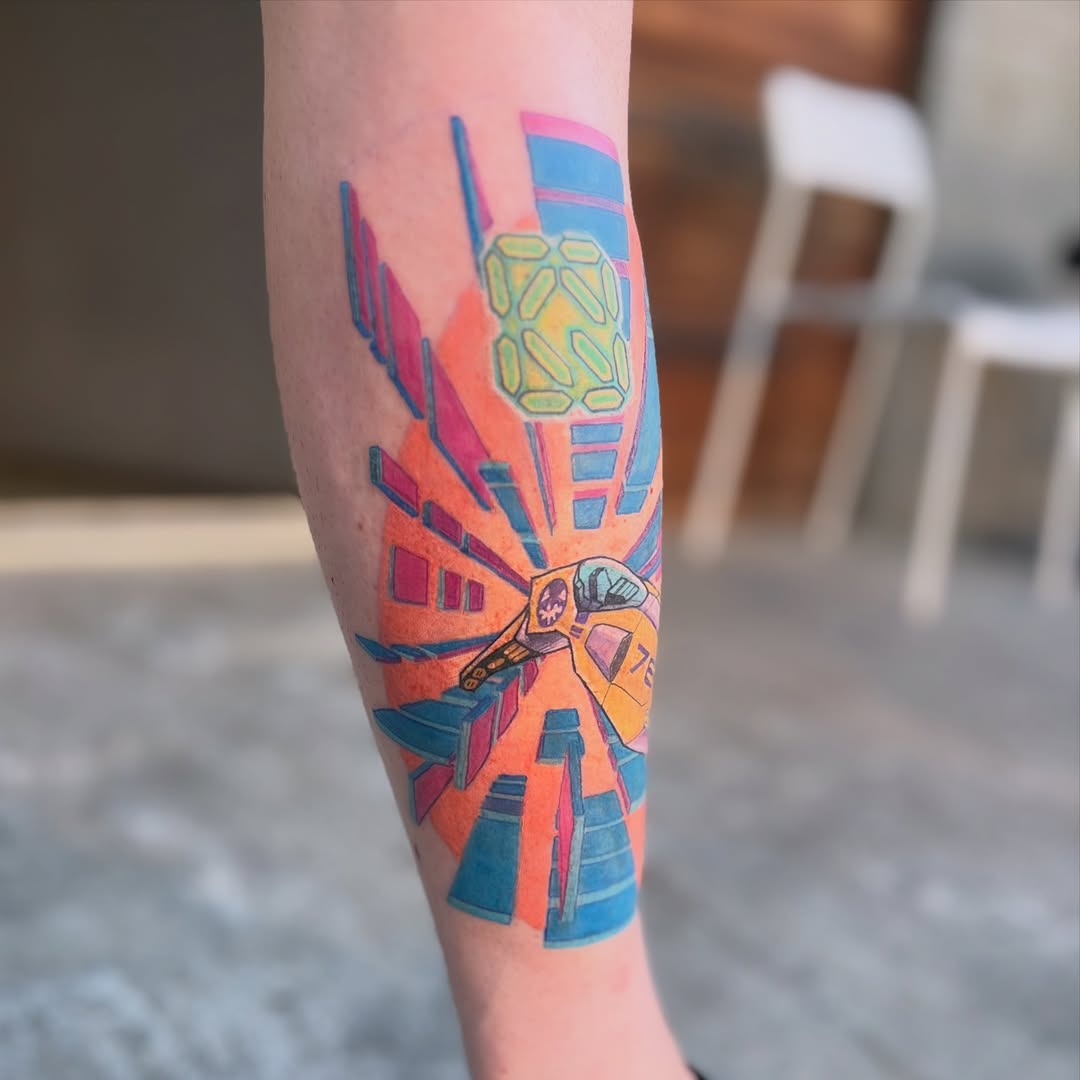 Tattoo by @alextattoosnc — illustrative, new_school