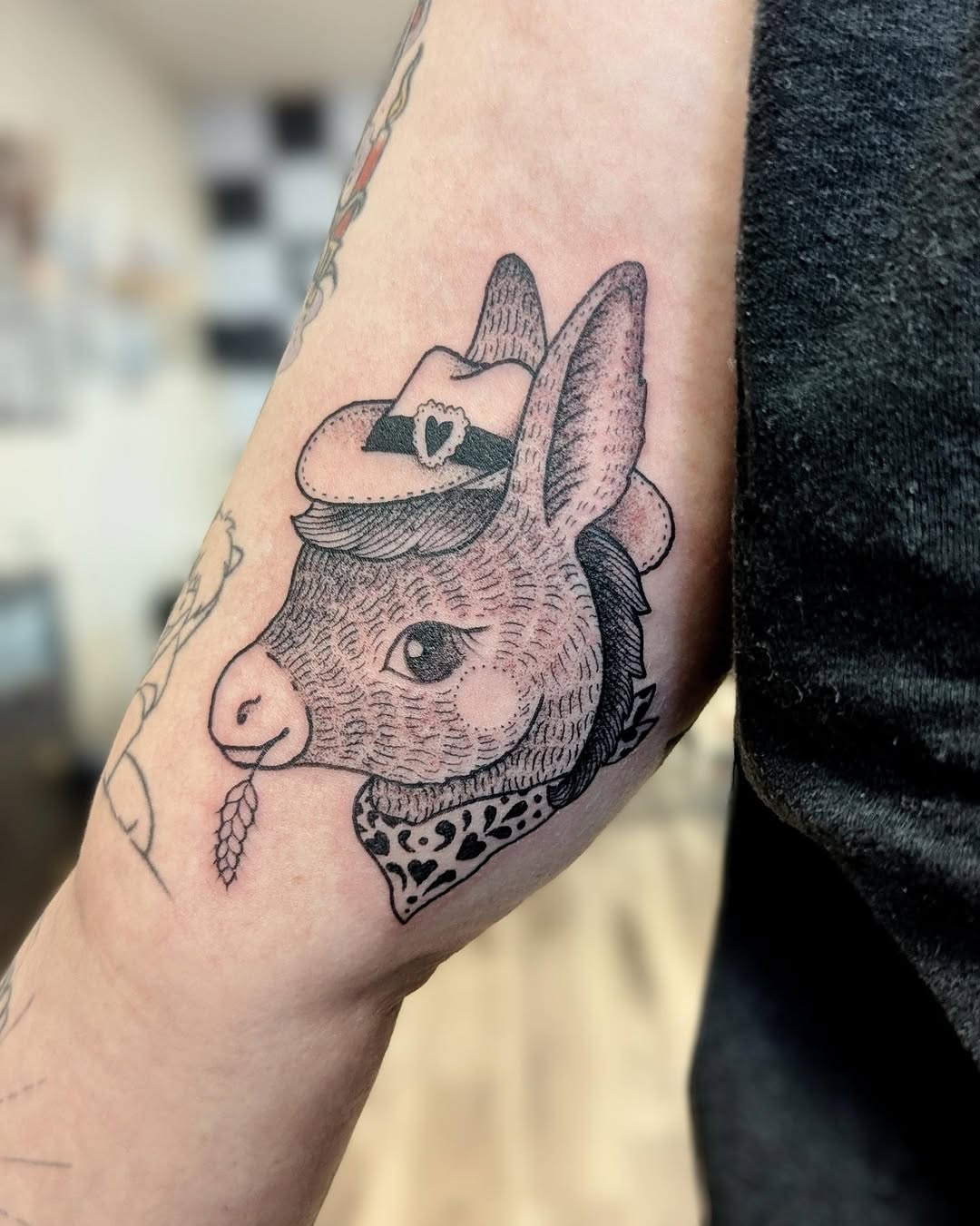 Tattoo by @daniturkeysammie — black_and_grey
