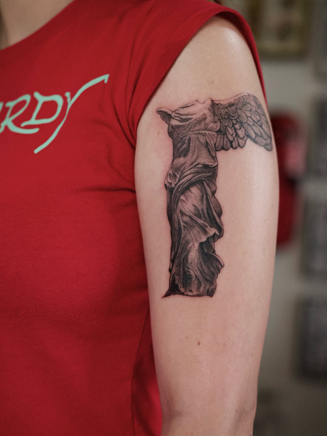 Tattoo by @sweetboytattoo — realism, black_and_grey