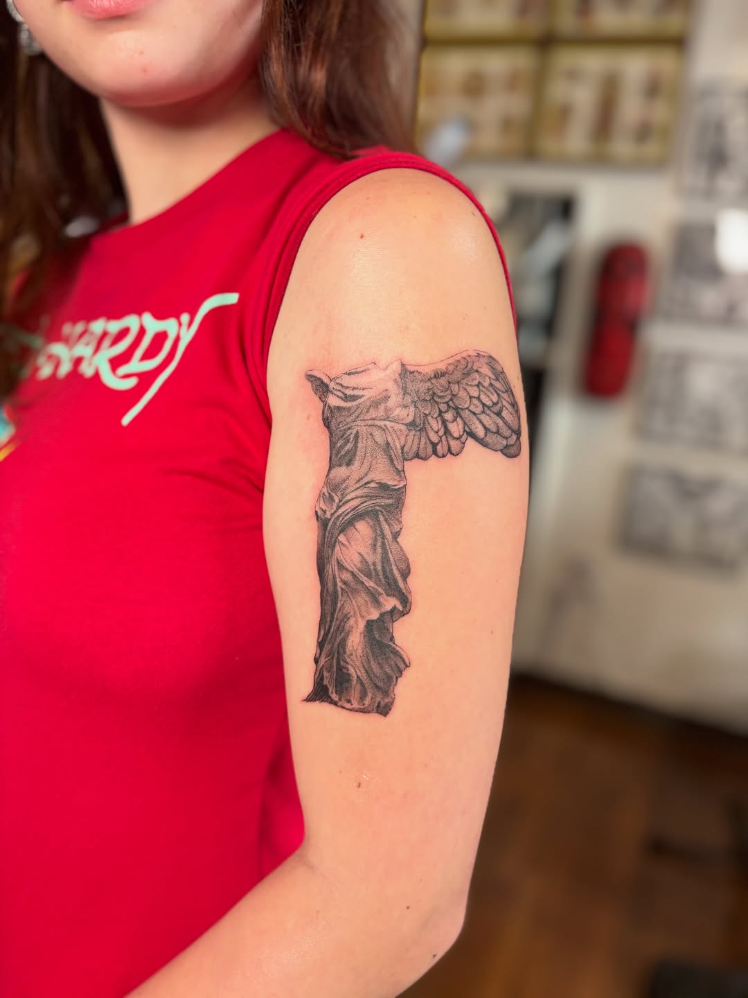 Tattoo by @sweetboytattoo — realism, black_and_grey