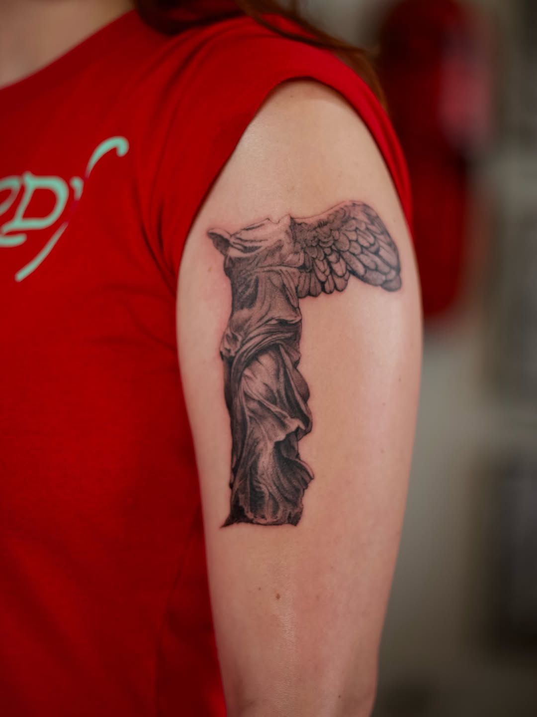 Tattoo by @sweetboytattoo — realism, black_and_grey