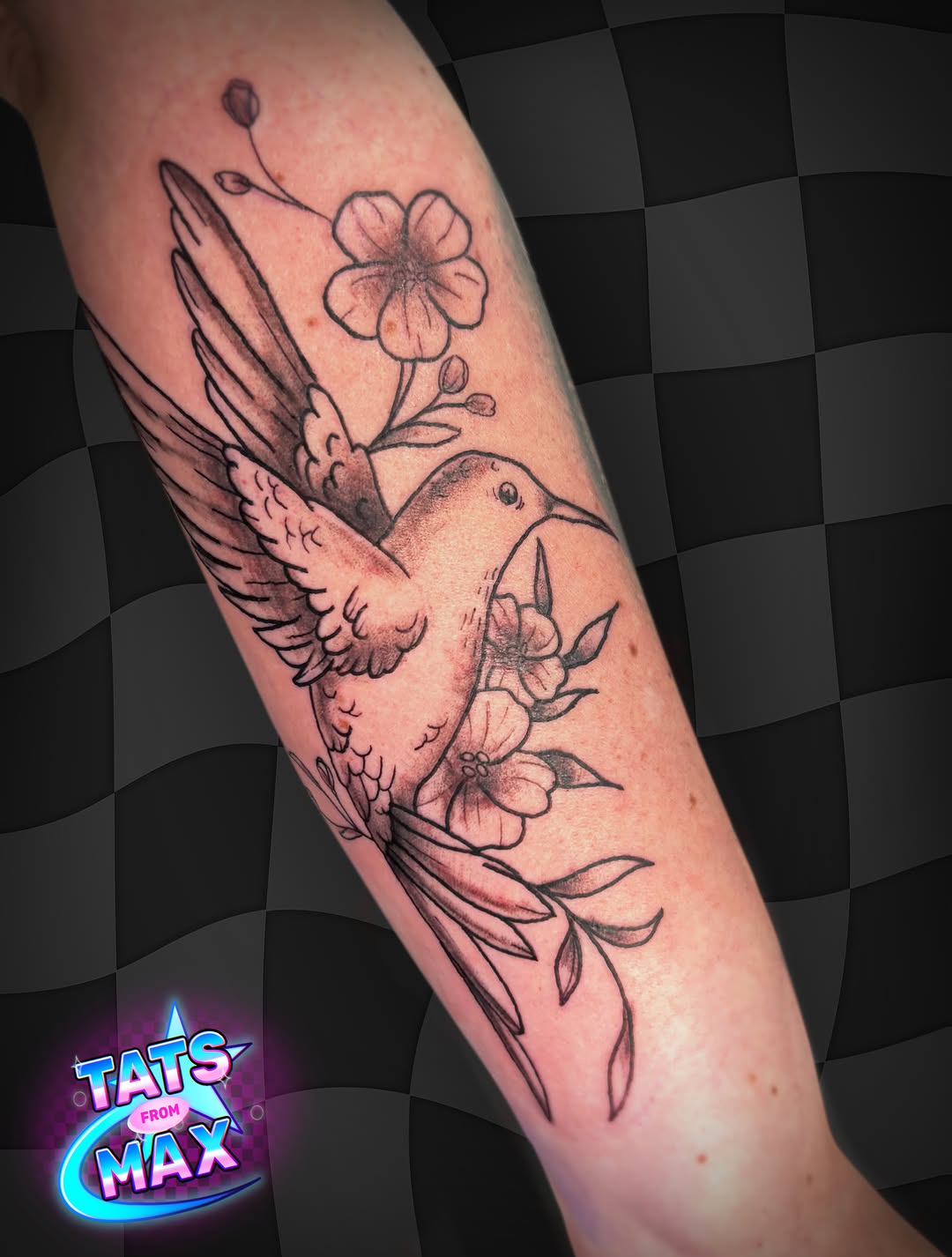 Tattoo by @tatsfrommax โ black_and_grey, fine_line