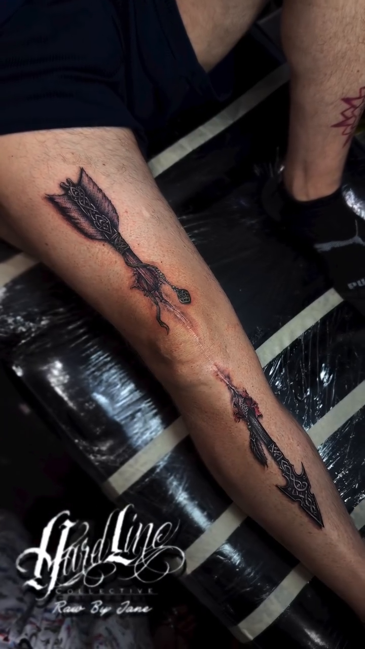 Tattoo by @rawbyjane — black_and_grey