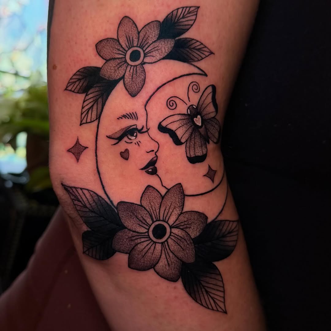Tattoo by @reaganmauldintattoos — neo_traditional, black_and_grey