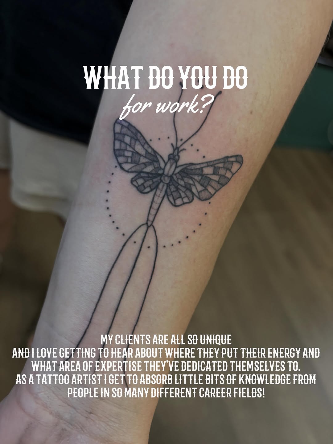 Tattoo by @missemtattoos โ fine_line, dotwork