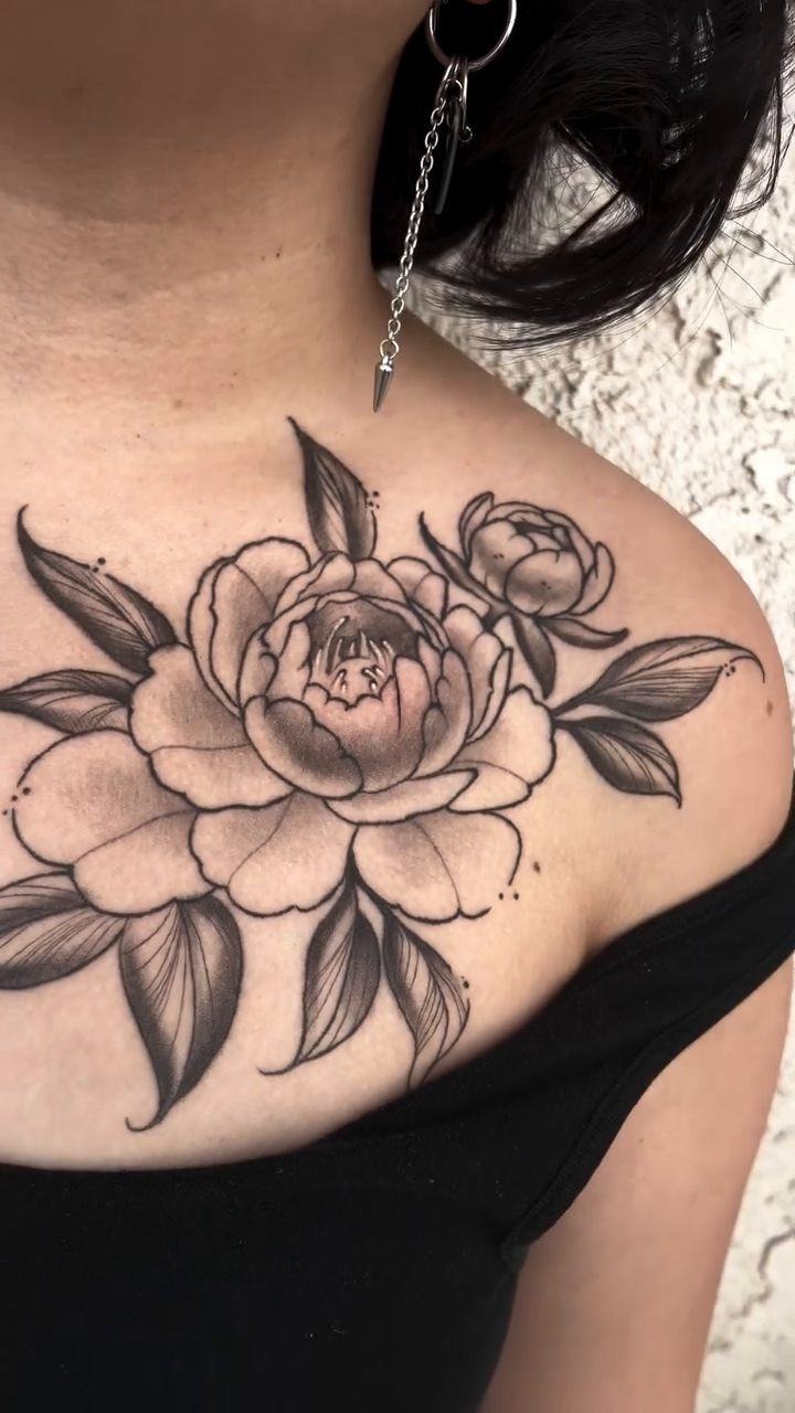 Tattoo by @lordovflies — black_and_grey, realism