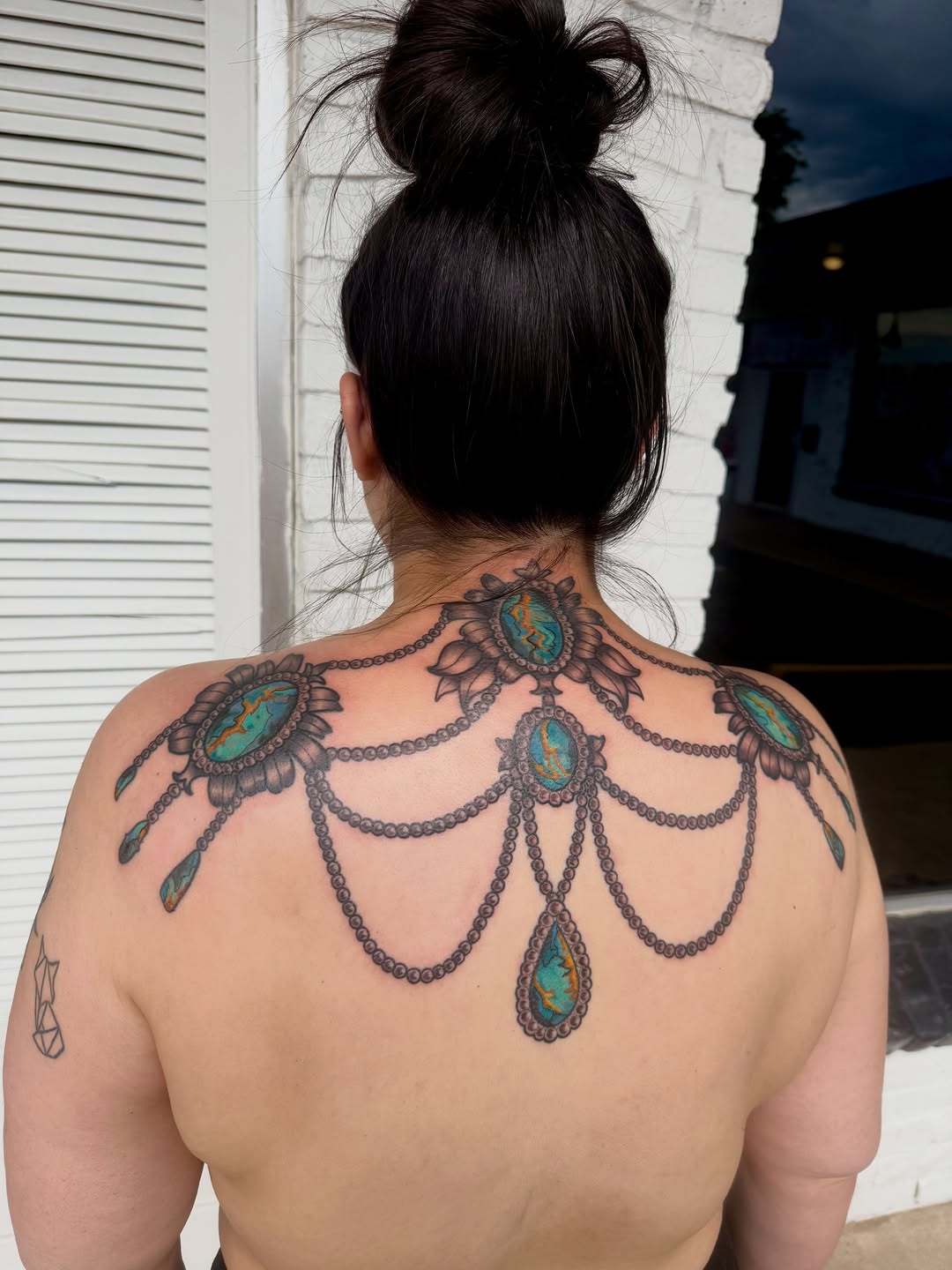 Tattoo by @call.me_d.addie — ornamental, black_and_grey