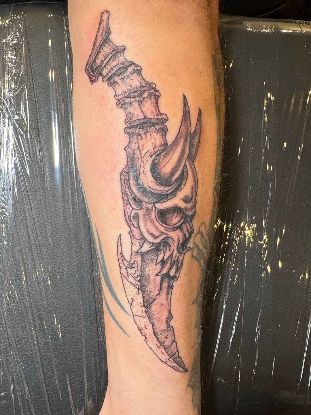 Tattoo by @inkslingerjessejames — black_and_grey, realism