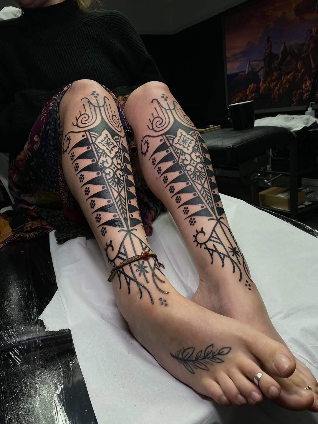 Tattoo by @bimtxtt — blackwork, geometric