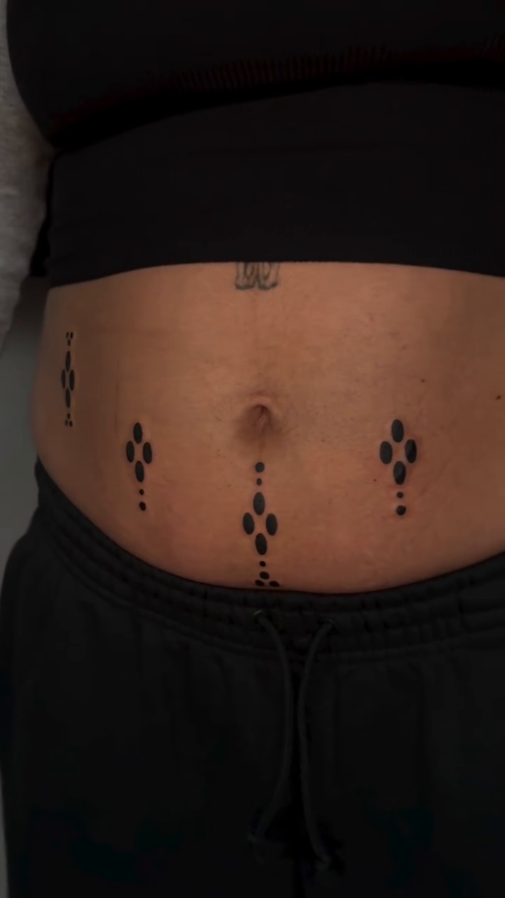 Tattoo by @abigailtattoos — geometric, dotwork