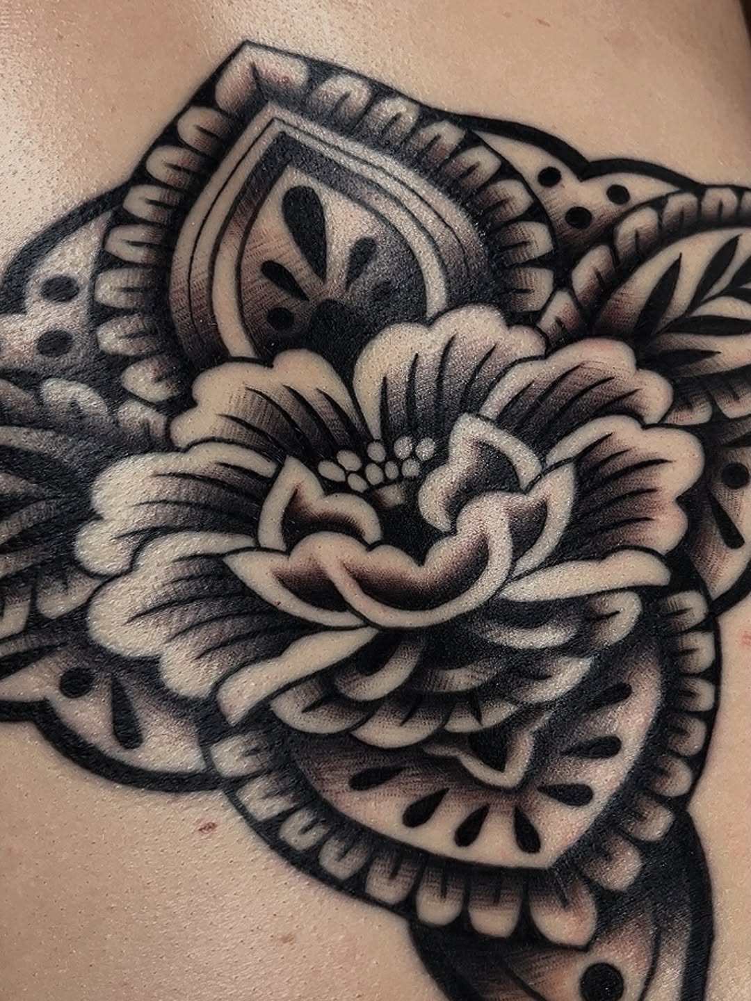 Tattoo by @jckbtattoos — american_traditional, black_and_grey