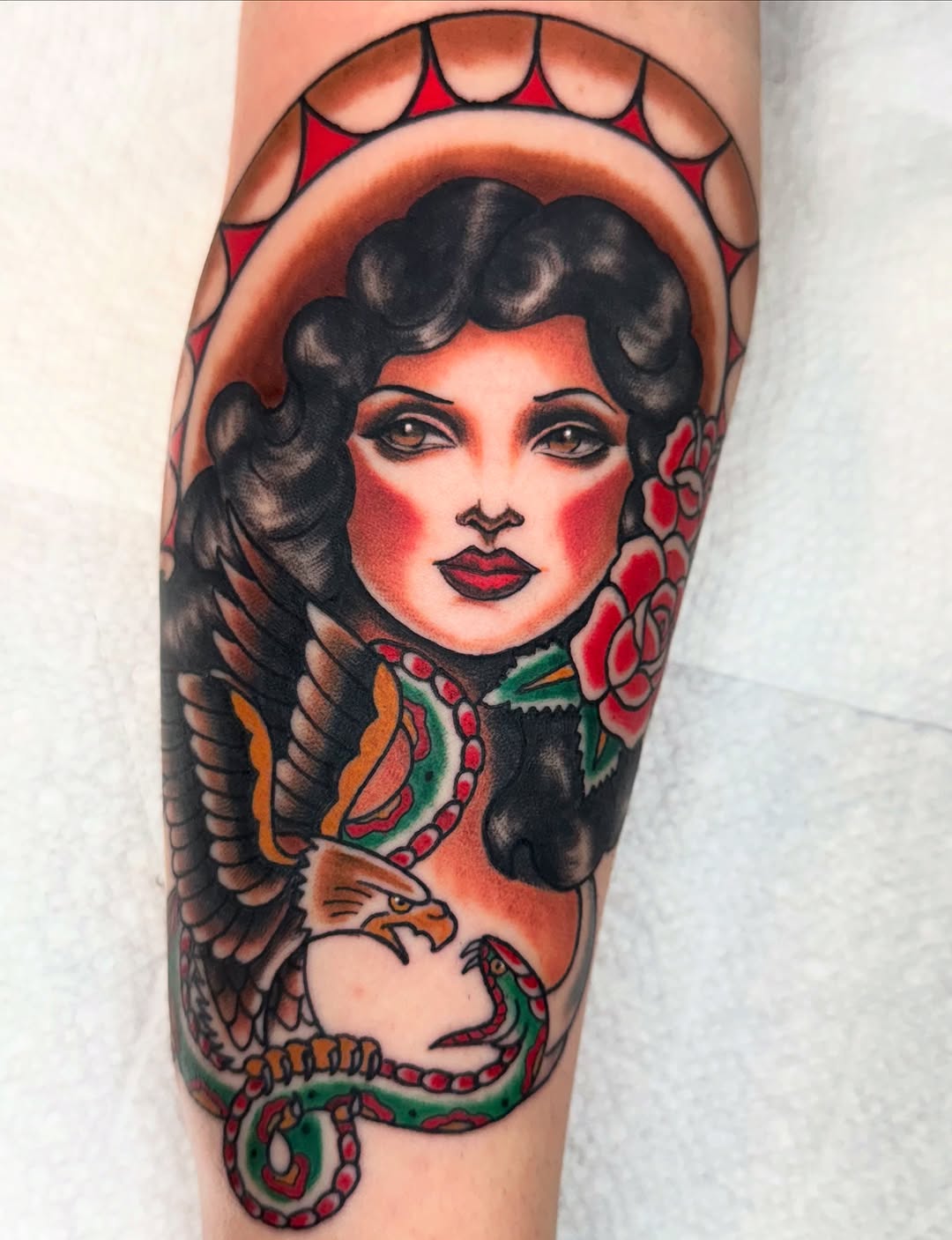 Tattoo by @missdeltoro — american_traditional