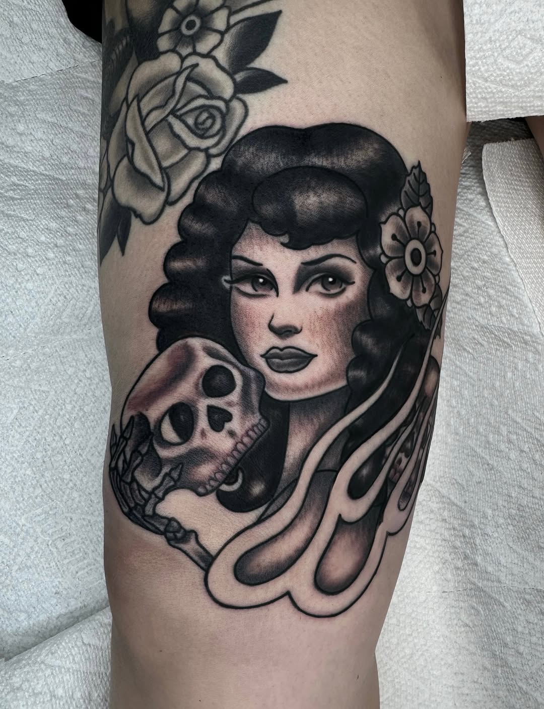 Tattoo by @missdeltoro — american_traditional