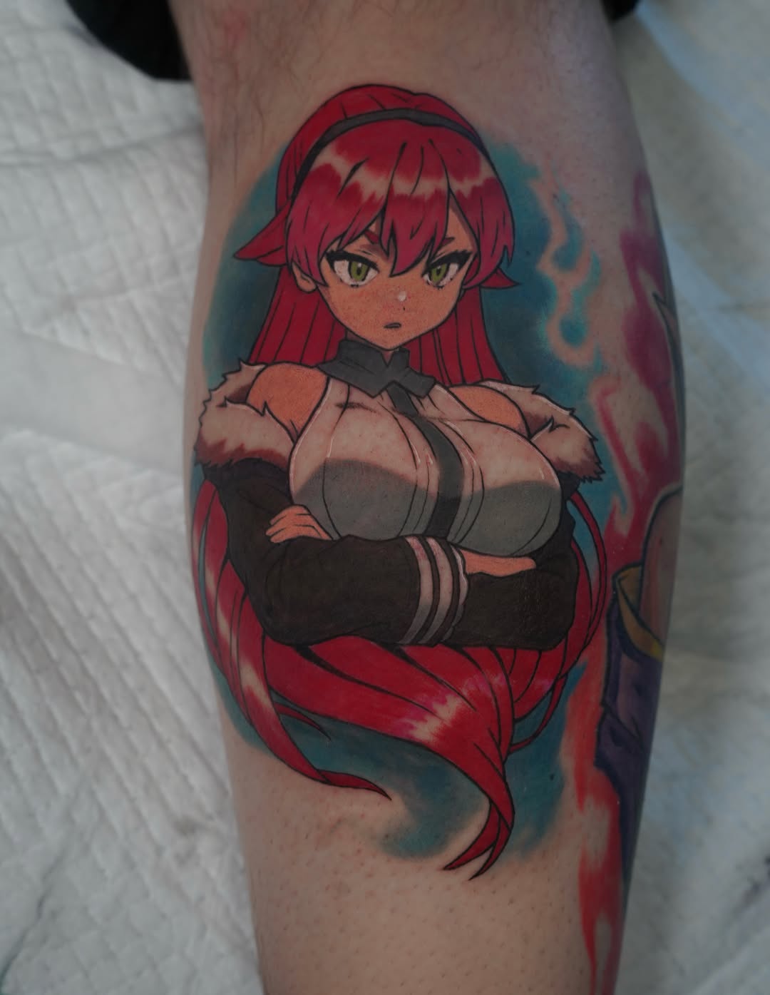 Tattoo by @dangerderektattoo — anime, illustrative
