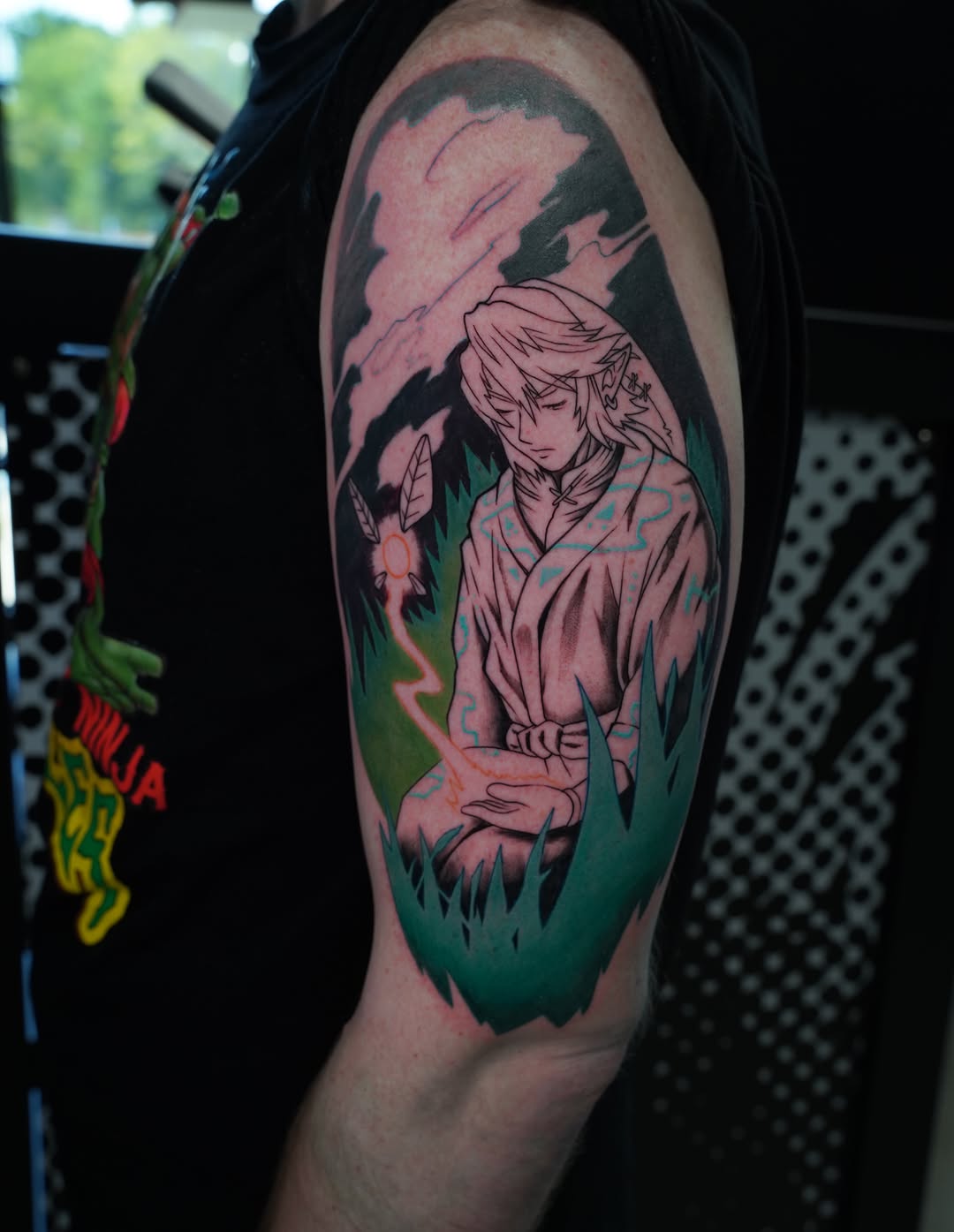 Tattoo by @dangerderektattoo — illustrative, anime