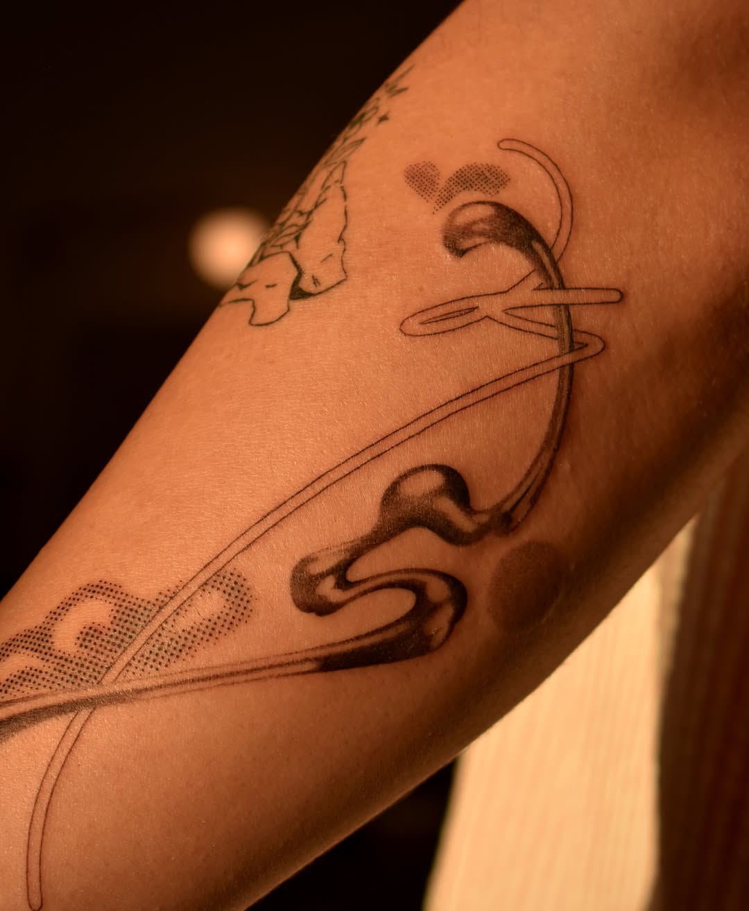 Tattoo by @hanmi.ink — fine_line, dotwork