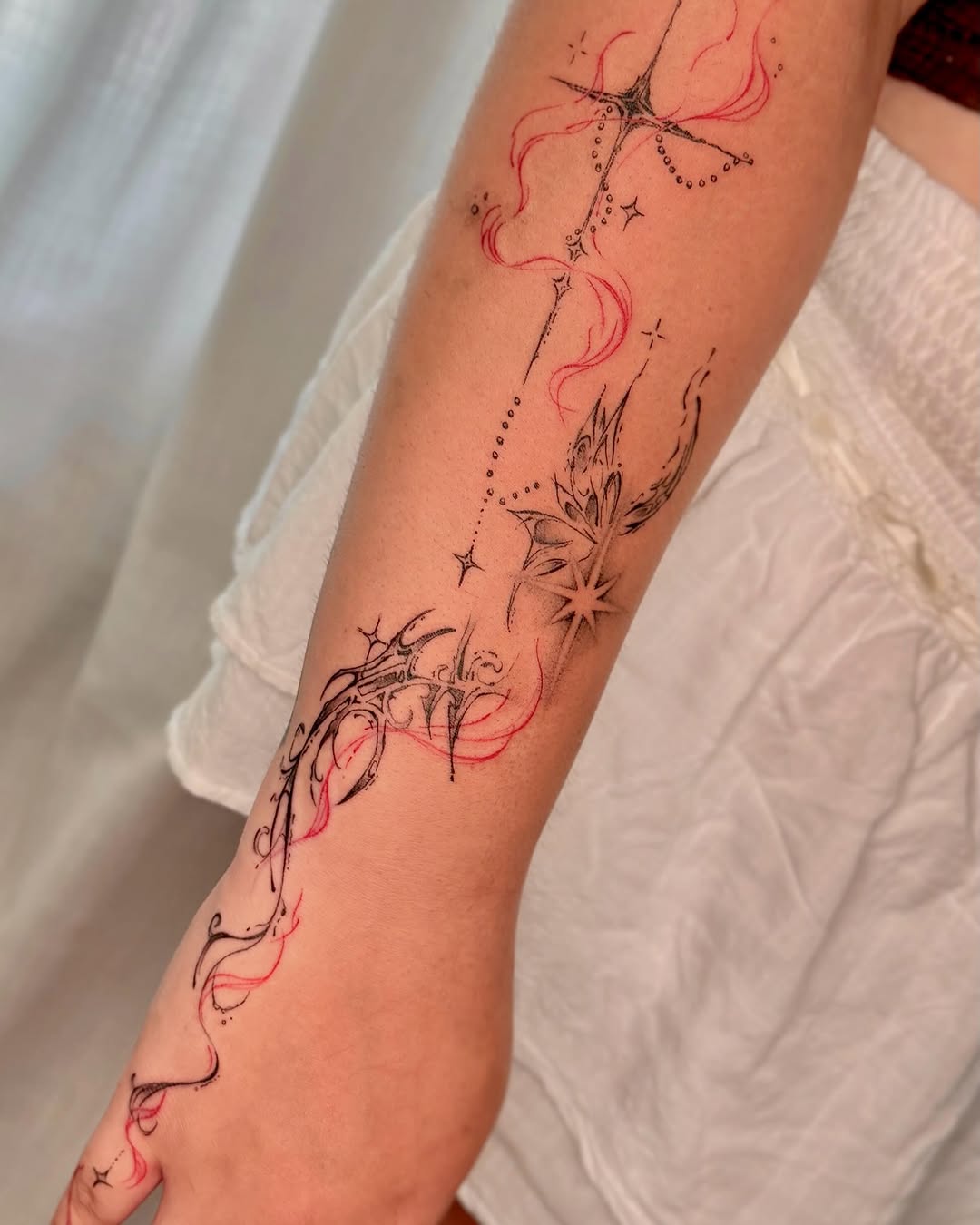 Tattoo by @tattooist_veni — fine_line, ornamental