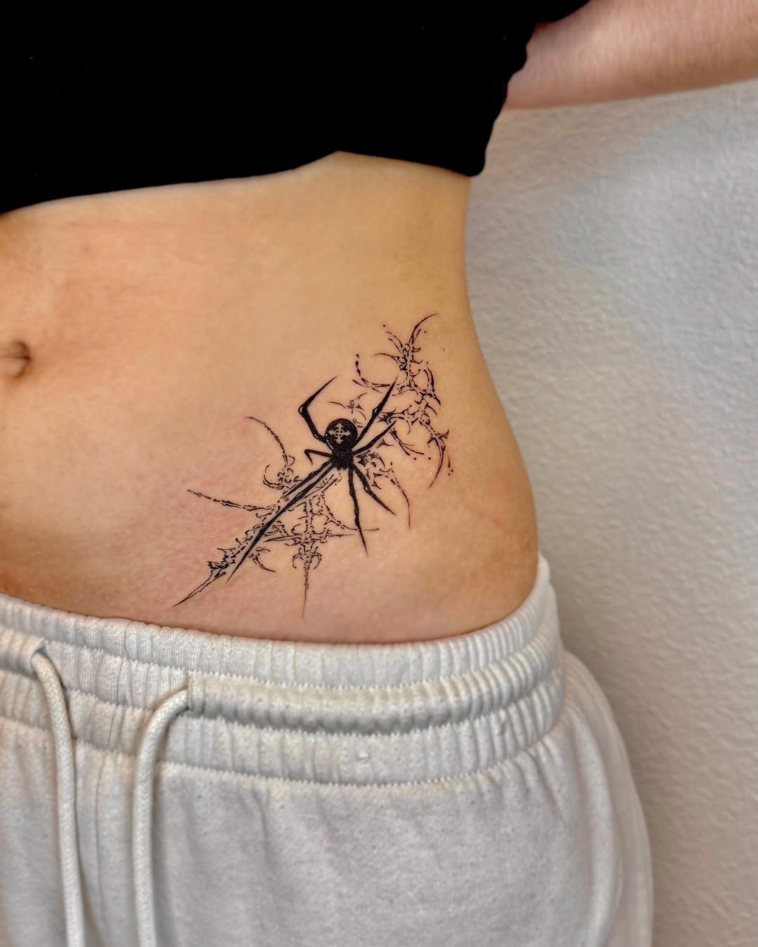 Tattoo by @tattooist_veni — fine_line, blackwork