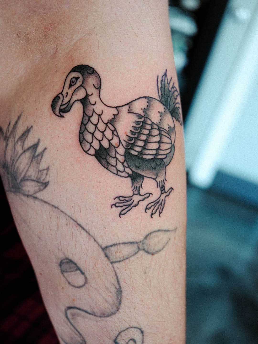 Tattoo by @yourfriendlytattooer — black_and_grey