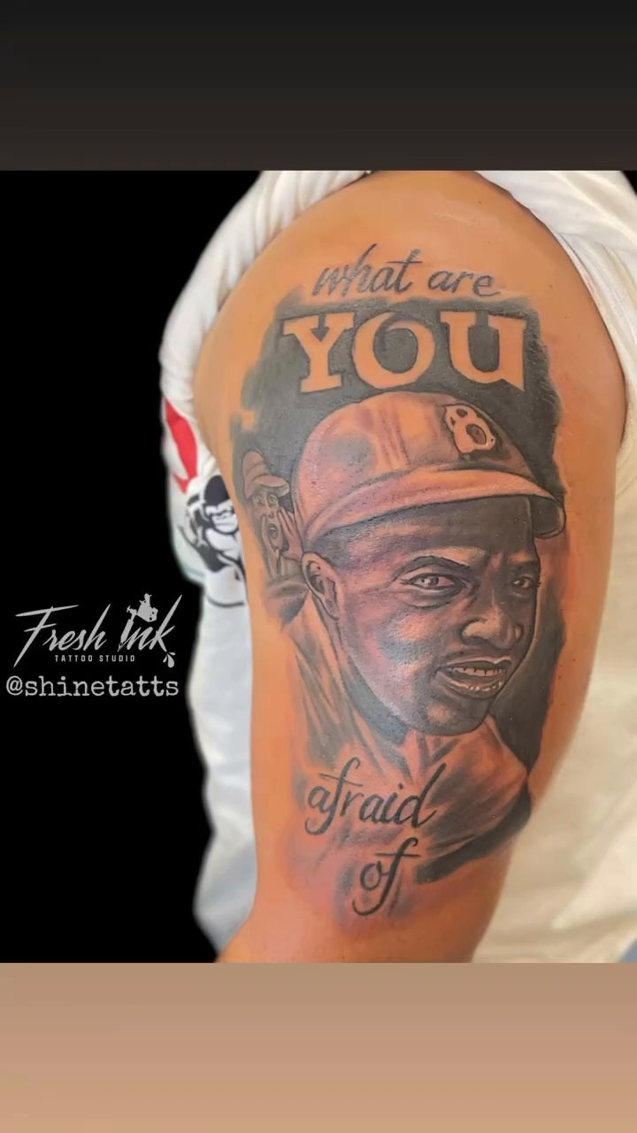 Tattoo by @shinetatts — realism, black_and_grey