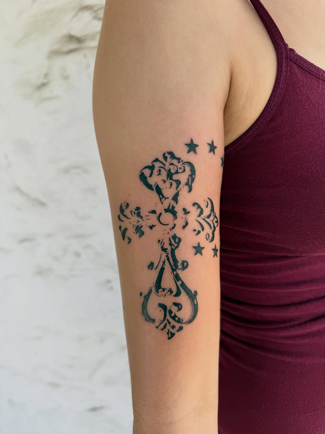 Tattoo by @meatofsnail — ornamental, blackwork