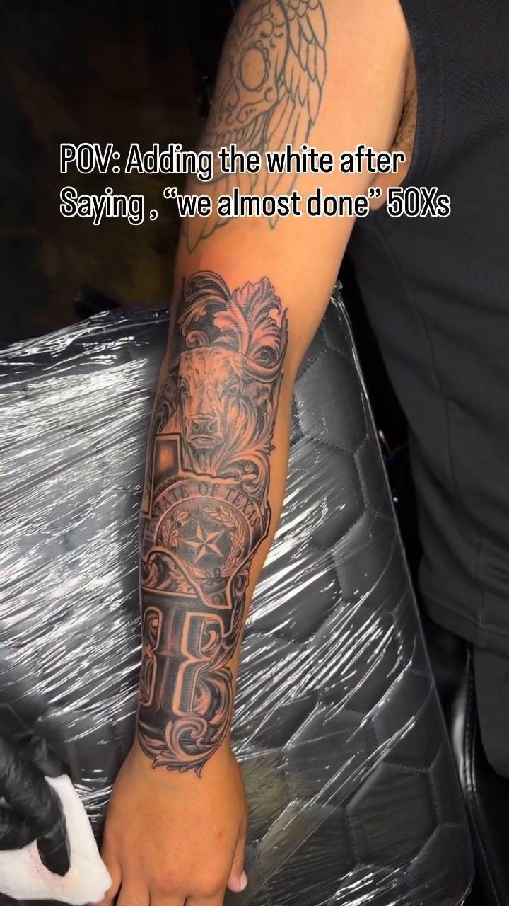 Tattoo by @picassosergiotattoos — black_and_grey, realism