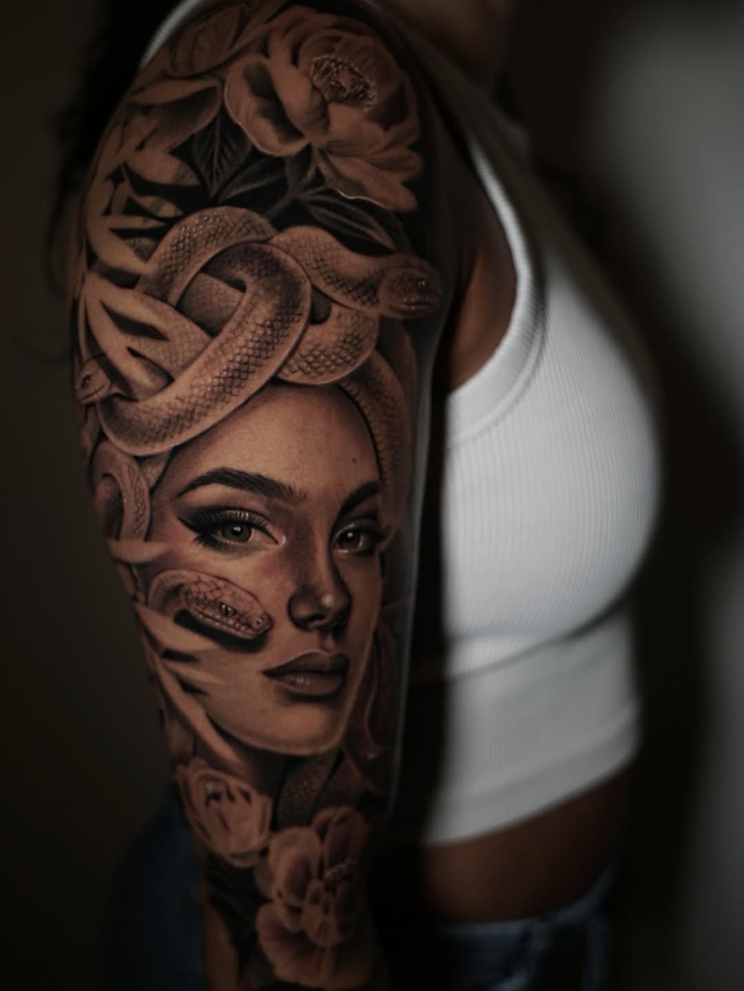 Tattoo by @lplovesart — realism, black_and_grey