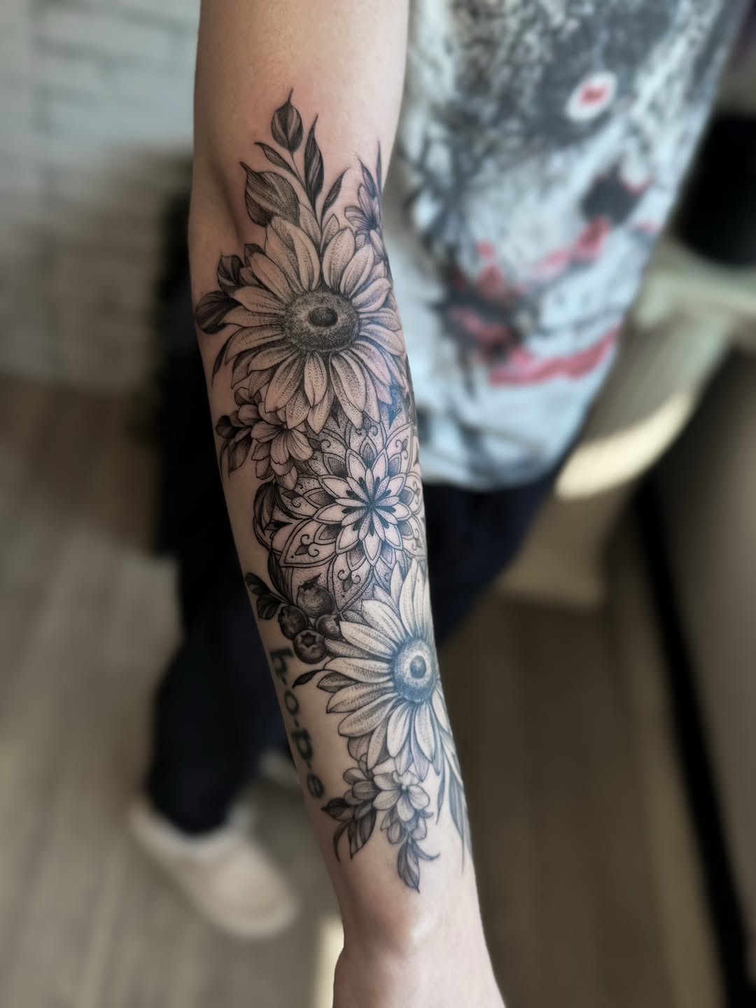 Tattoo by @stephtattoos_ — black_and_grey, realism