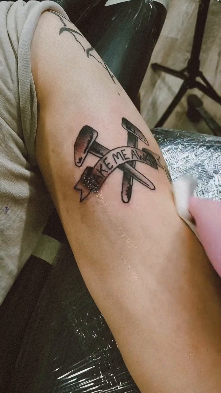 Tattoo by @smilingpolitelypma — american_traditional, illustrative