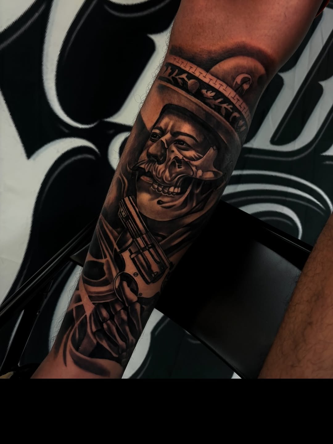 Tattoo by @deeloc_ink — black_and_grey, realism