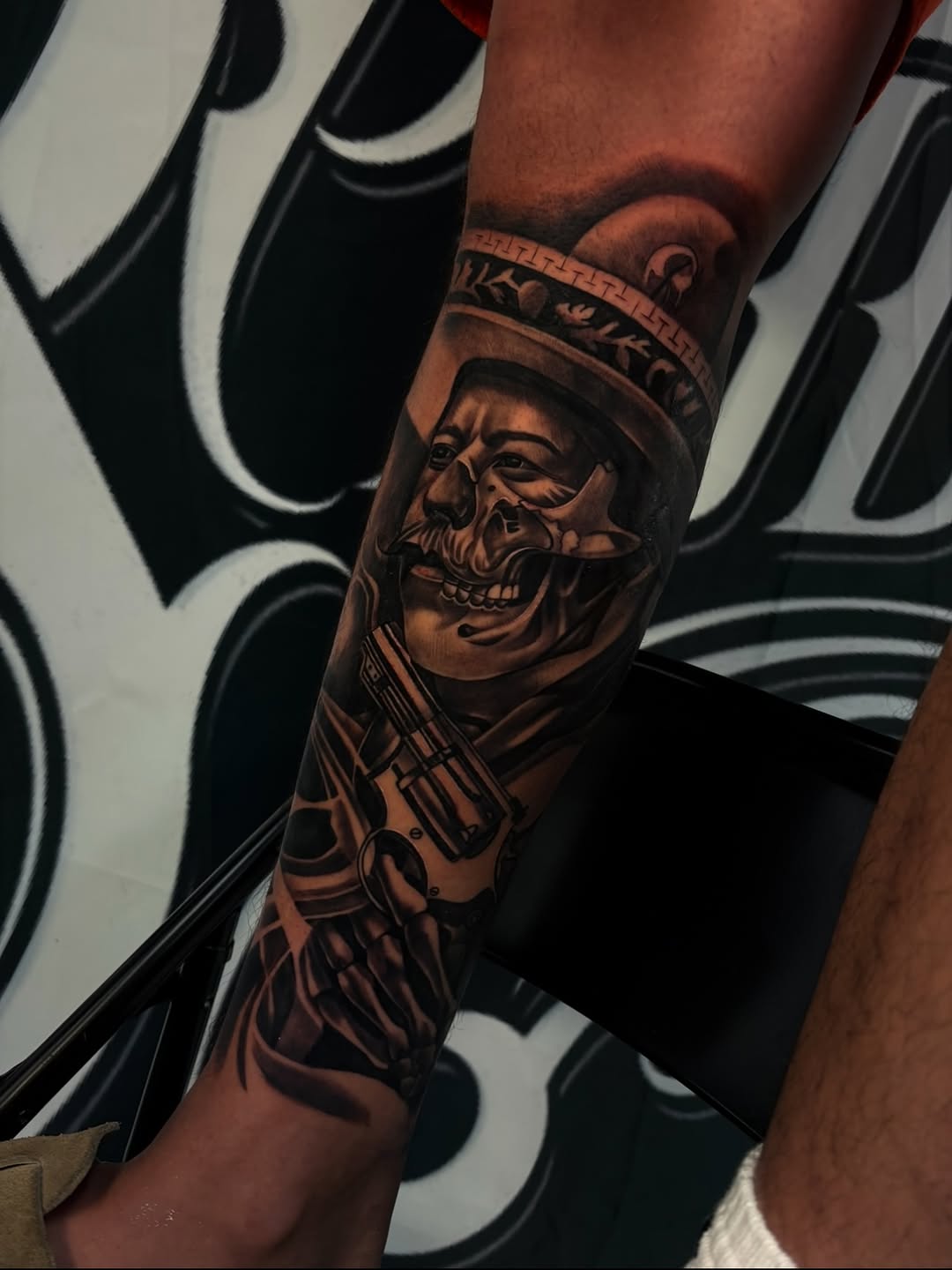 Tattoo by @deeloc_ink — realism, black_and_grey