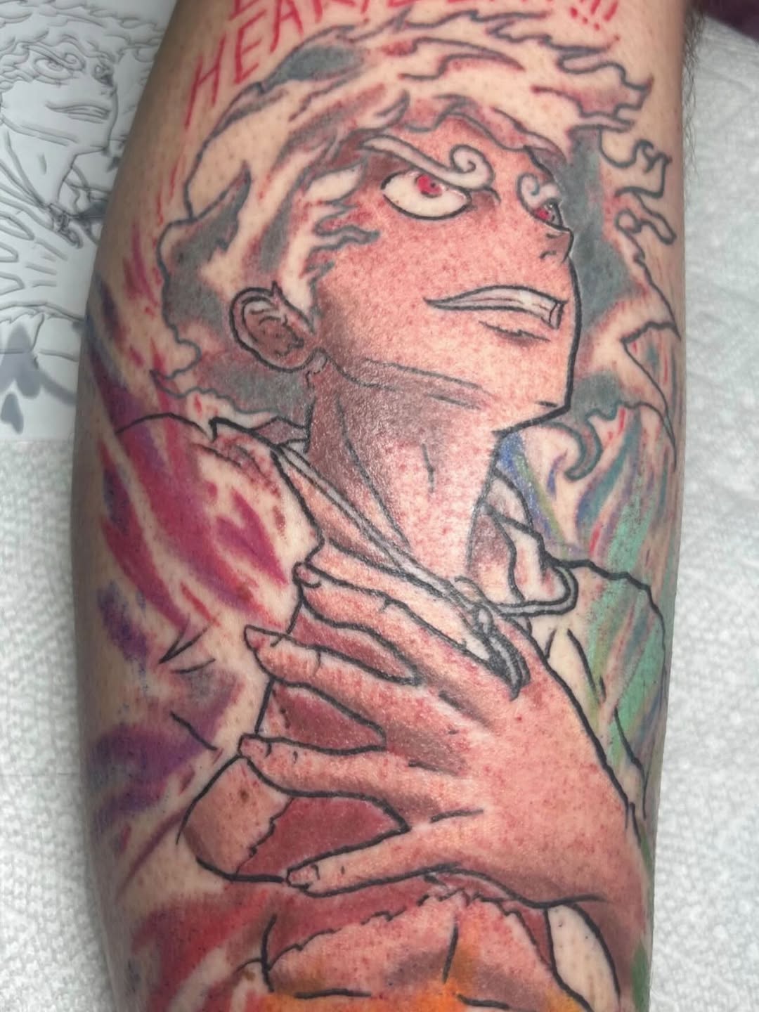 Tattoo by @yobeazytattoos — anime, new_school