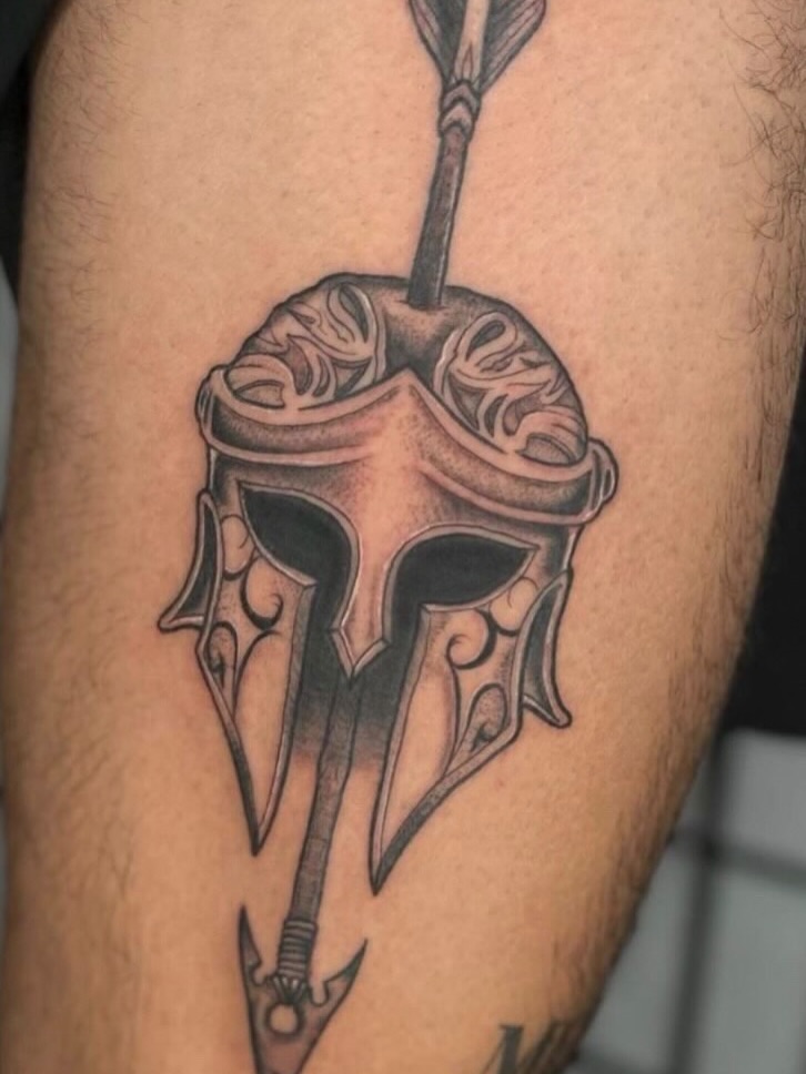Tattoo by @yobeazytattoos — black_and_grey, realism