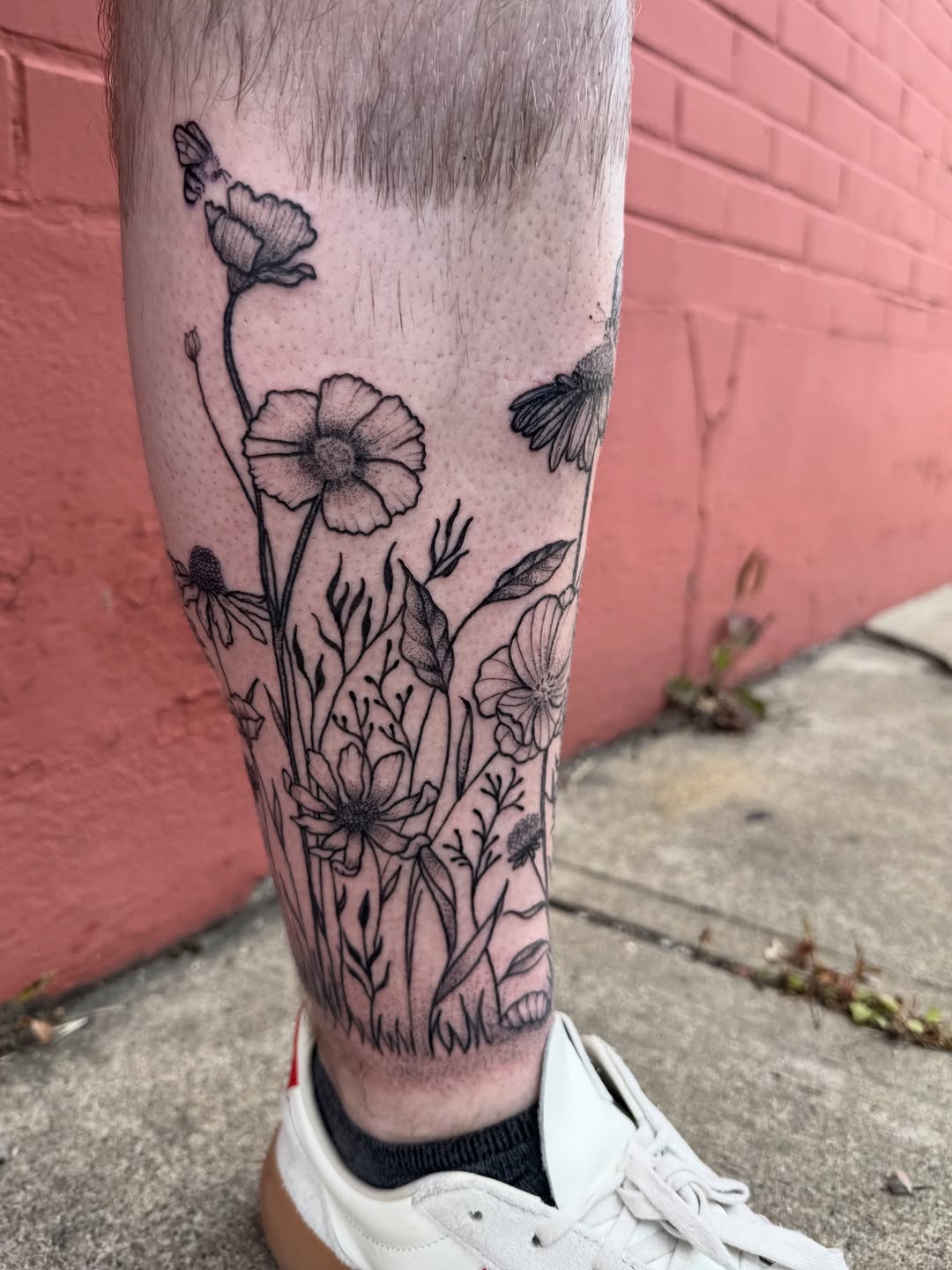 Tattoo by @nuclearhearttattoos — fine_line, black_and_grey