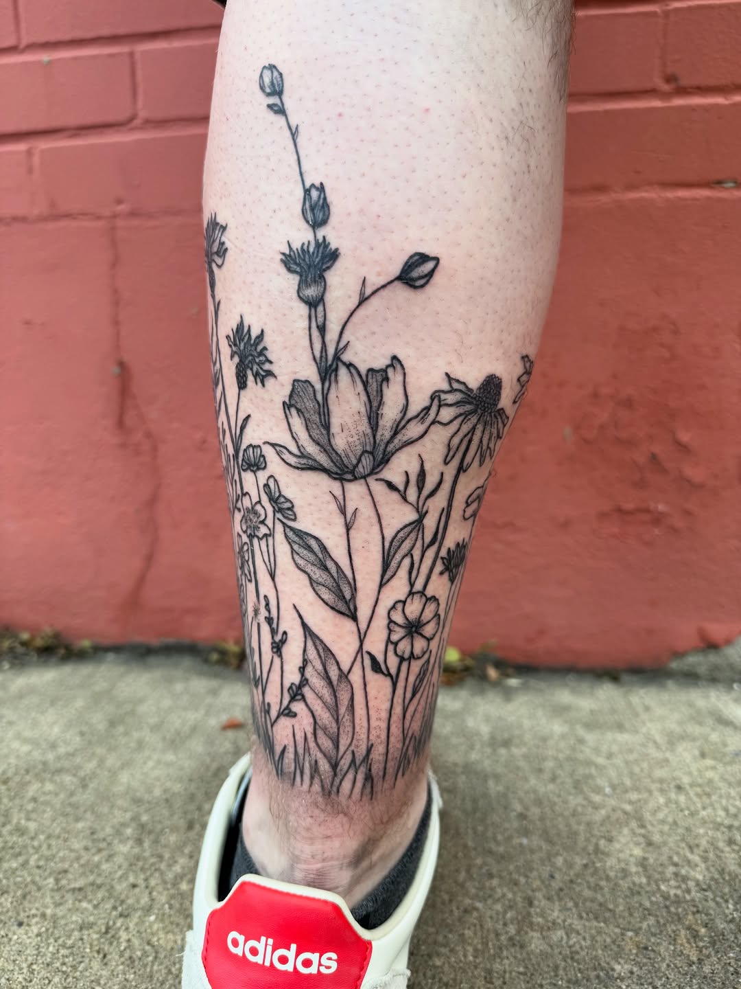 Tattoo by @nuclearhearttattoos — fine_line, black_and_grey