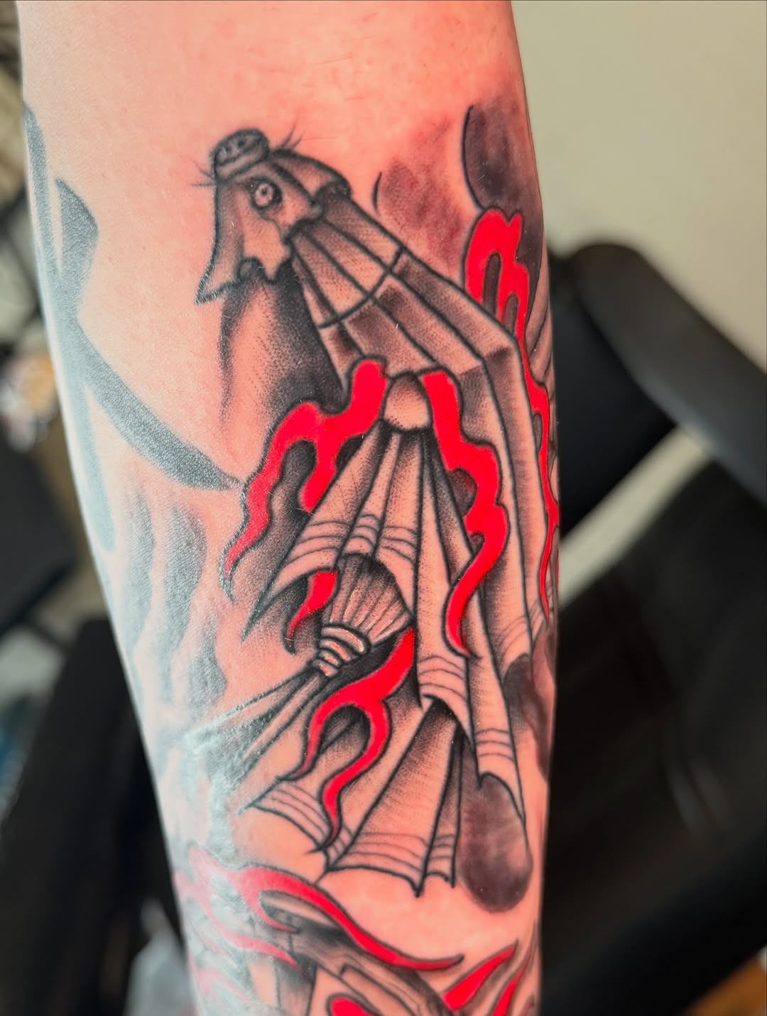 Tattoo by @derekdtattoos — american_traditional, black_and_grey